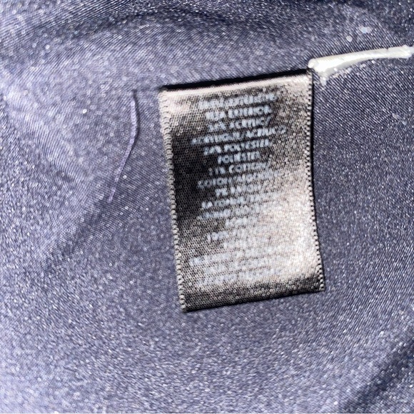 Ann Taylor Cotton Blend Tweed Fringe Trim Blazer Jacket 6 Navy Blue Black Ivory - Picture 7 of 9